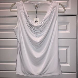 Calvin Klein white tank top in Size M
